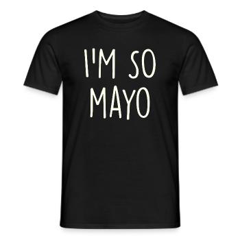 Mayo Mayonnaise - Men's T-Shirt - black - Front - AI Model Male 178 light (178cm)