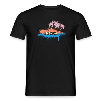 Holidays Incekum - Men's T-Shirt - black - Front - AI Model Male 178 light (178cm)