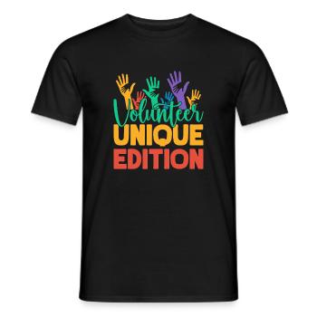 Bénévole Édition Unique Appréciation des Bénévoles - T-shirt homme - noir - Devant - AI Model Male 178 light (178cm)