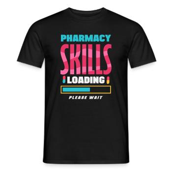 Apotheker Pharmazeutisch-technischer - Männer T-Shirt - Schwarz - Vorne - AI Model Male 178 light (178cm)