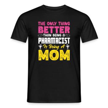 Apotheker Pharmazeutisch-technischer - Männer T-Shirt - Schwarz - Vorne - AI Model Male 178 light (178cm)