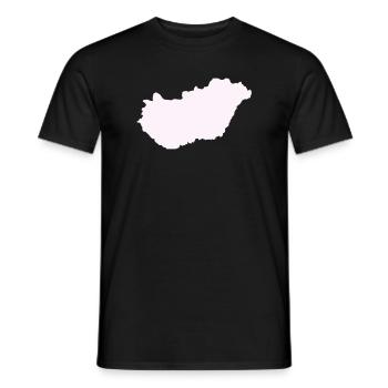 Pays hongrois - T-shirt homme - noir - Devant - AI Model Male 178 light (178cm)