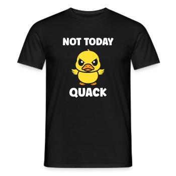 Rebellisches Entlein Nicht heute Quacksalber - Männer T-Shirt - Schwarz - Vorne - AI Model Male 178 light (178cm)