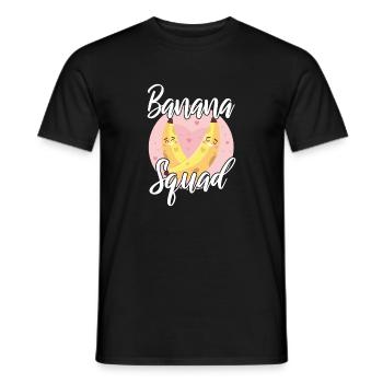Banana Squad Kawaii - Men's T-Shirt - black - Front - AI Model Male 178 light (178cm)