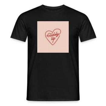 Cœur Éveillé - T-shirt homme - noir - Devant - AI Model Male 178 light (178cm)