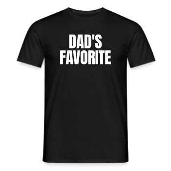 Favorite Daddy's Favorite I'm Daddy's Favorite - Men's T-Shirt - black - Front - AI Model Male 178 light (178cm)