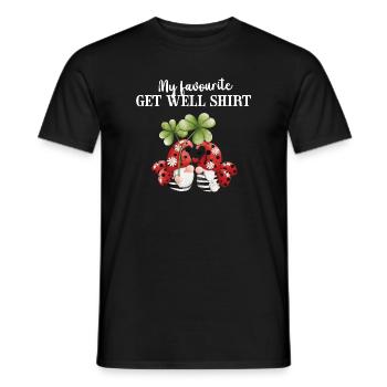 Get Well Get Well Health Ladybug - Men's T-Shirt - black - Front - AI Model Male 178 light (178cm)