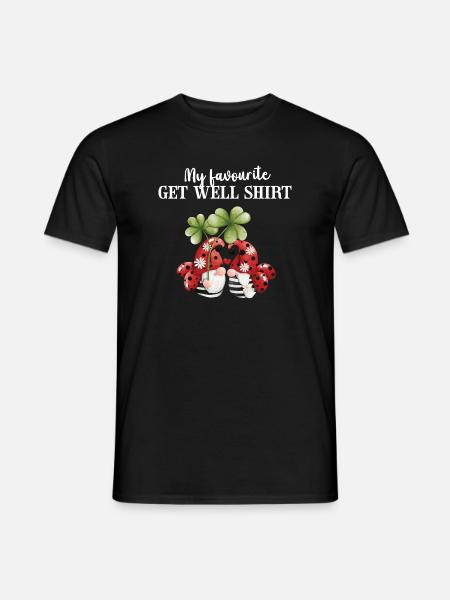 Get Well Get Well Health Ladybug - Men's T-Shirt - black