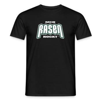 Ma pelouse est géniale - T-shirt homme - noir - Devant - AI Model Male 178 light (178cm)