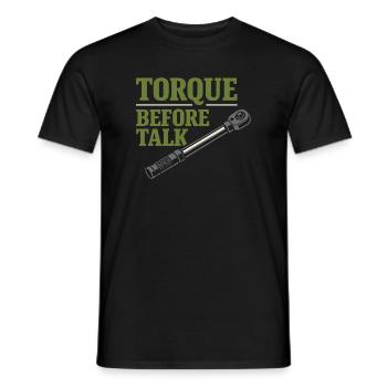 Tractor Mechanic Diesel Repair Tech - Men's T-Shirt - black - Front - AI Model Male 178 light (178cm)