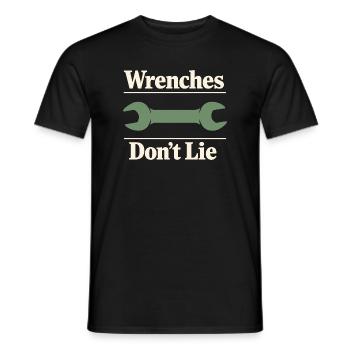 Tractor Mechanic Diesel Repair Tech - Men's T-Shirt - black - Front - AI Model Male 178 light (178cm)