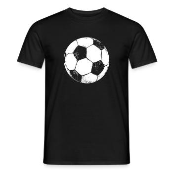 Fussball Fußball Fußballer - Männer T-Shirt - Schwarz - Vorne - AI Model Male 178 light (178cm)