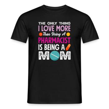 Apotheker Pharmazeutisch-technischer - Männer T-Shirt - Schwarz - Vorne - AI Model Male 178 light (178cm)