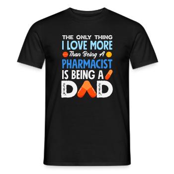 Apotheker Pharmazeutisch-technischer - Männer T-Shirt - Schwarz - Vorne - AI Model Male 178 light (178cm)