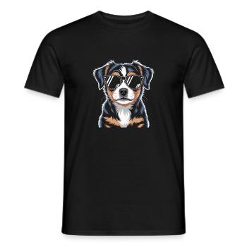 Bouvier bernois - T-shirt homme - noir - Devant - AI Model Male 178 light (178cm)