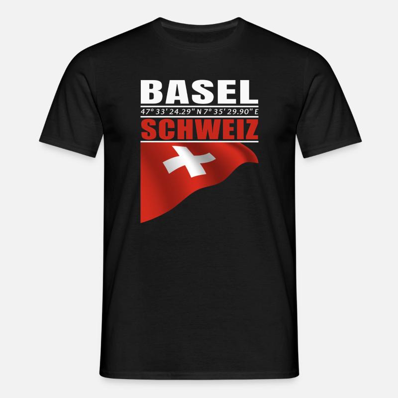Basel - Männer T-Shirt - Schwarz