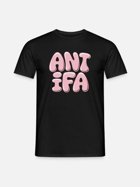 Antifa - Antifascist Merch - Men's T-Shirt - black