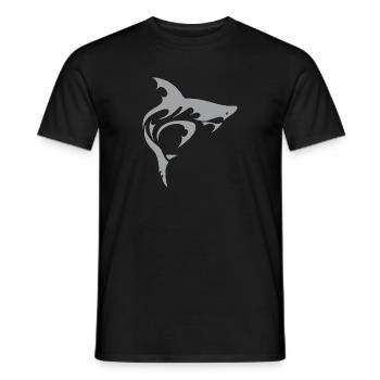 Requin - T-shirt homme - noir - Devant - AI Model Male 178 light (178cm)