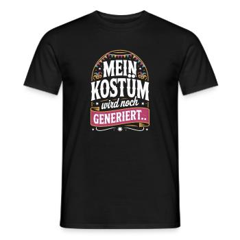 Costume is still being generated Cologne Carnival Carnival - Men's T-Shirt - black - Front - AI Model Male 178 light (178cm)