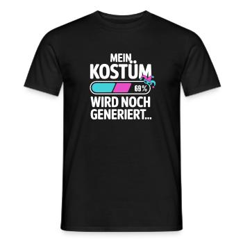 Costume is still being generated Cologne Carnival Carnival - Men's T-Shirt - black - Front - AI Model Male 178 light (178cm)