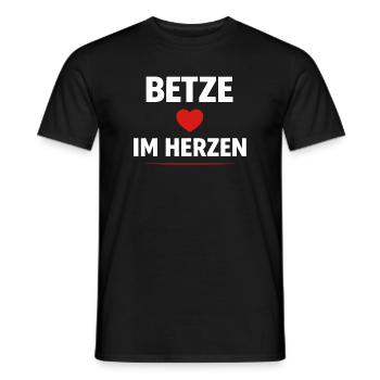 Betze in the Heart – Maillot de supporter de Kaiserslautern - T-shirt homme - noir - Devant - AI Model Male 178 light (178cm)