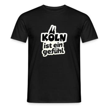 Cologne est une sensation de cathédrale de Cologne - T-shirt homme - noir - Devant - AI Model Male 178 light (178cm)