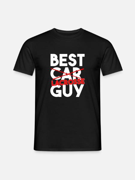 Bester Lacrosse-Sportspieler-Trainer - Männer T-Shirt - Schwarz