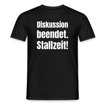 Discussion ended Contrast Typo - Men's T-Shirt - black - Front - AI Model Male 178 light (178cm)