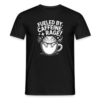 Coffee Sayings Caffeine Funny Coffee Gift - Men's T-Shirt - black - Front - AI Model Male 178 light (178cm)