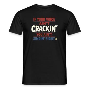 Communauté de musique folk Shanty Crew - T-shirt homme - noir - Devant - AI Model Male 178 light (178cm)