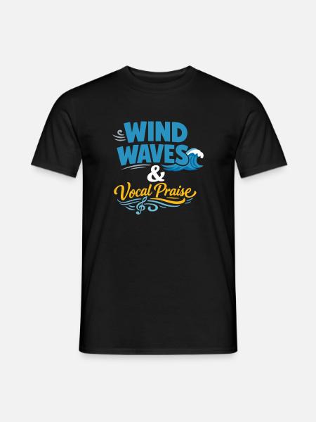 Shanty Crew folk music community - Men's T-Shirt - black