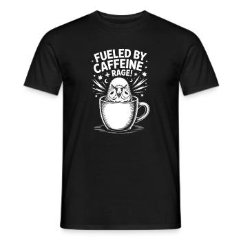 Coffee Sayings Caffeine Funny Coffee Gift - Men's T-Shirt - black - Front - AI Model Male 178 light (178cm)