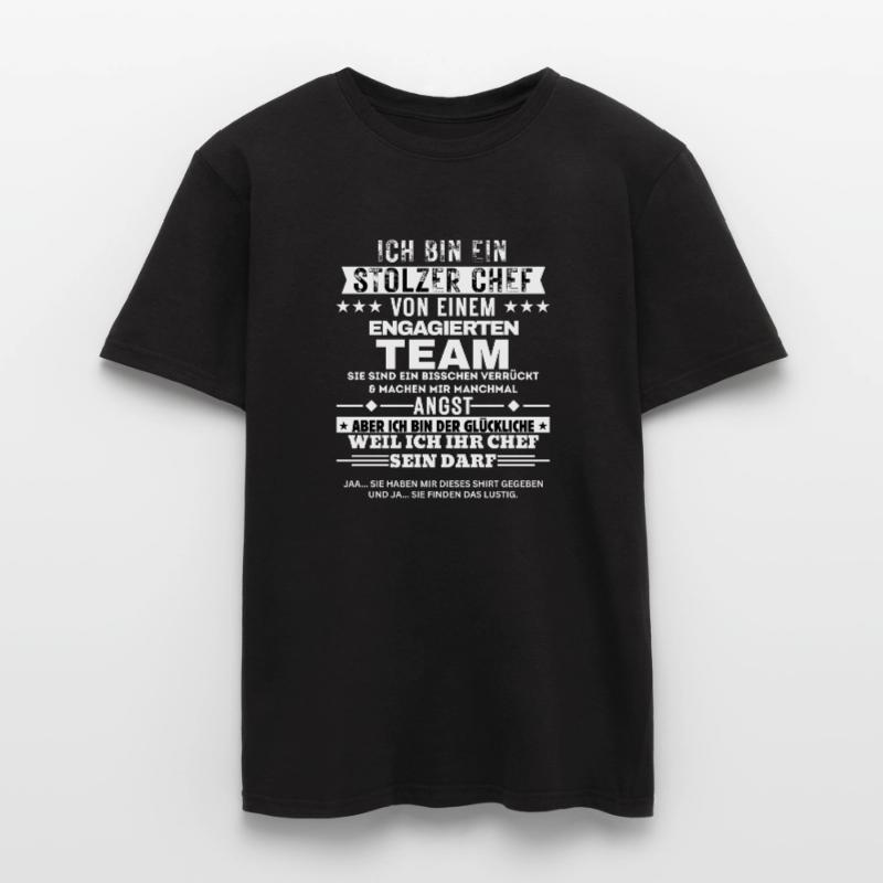 Fier patron d’une équipe dévouée T-shirt homme