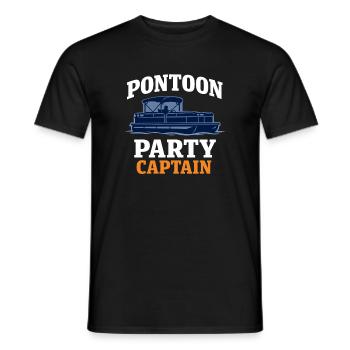 Pontoon Party Pontoon Crew Pontoon Boot - Männer T-Shirt - Schwarz - Vorne - AI Model Male 178 light (178cm)