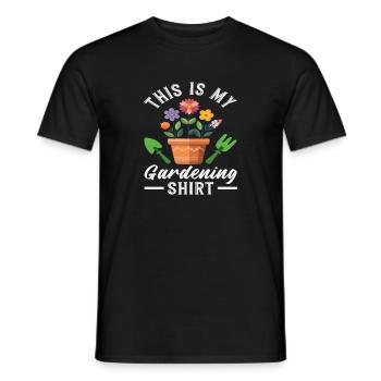 Pflanzenliebhaber Sukkulente Dies Ist - Männer T-Shirt - Schwarz - Vorne - AI Model Male 178 light (178cm)