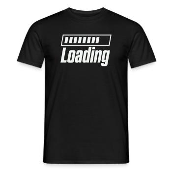 Loading Loading Bar - Men's T-Shirt - black - Front - AI Model Male 178 light (178cm)