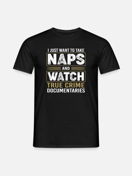 True Crime Krimi - Men's T-Shirt - black