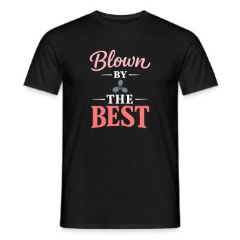 Les poils de mer s’en fichent - T-shirt homme - noir - Devant - AI Model Male 178 light (178cm)