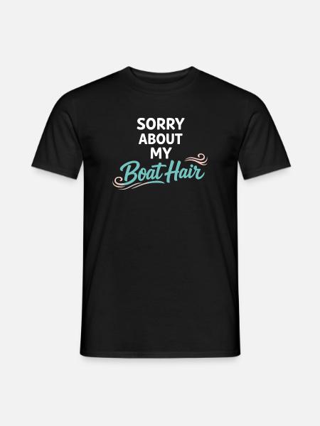 Sea hairs don't care about - Men's T-Shirt - black