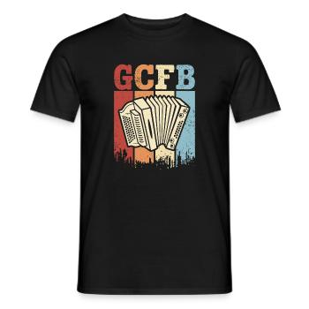 Accordéon Styrian GCFB Squeezebox - T-shirt homme - noir - Devant - AI Model Male 178 light (178cm)