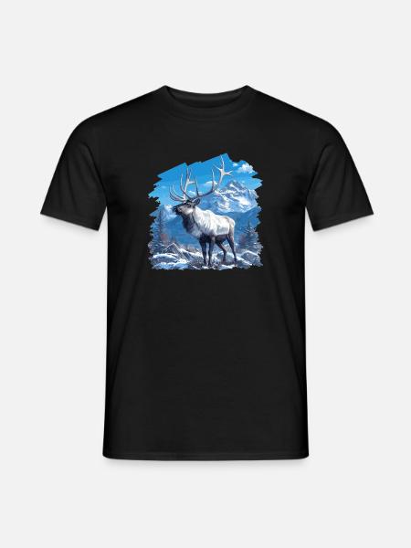 Reindeer Reindeer - Men's T-Shirt - black