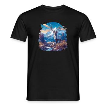Renne Renne - T-shirt homme - noir - Devant - AI Model Male 178 light (178cm)