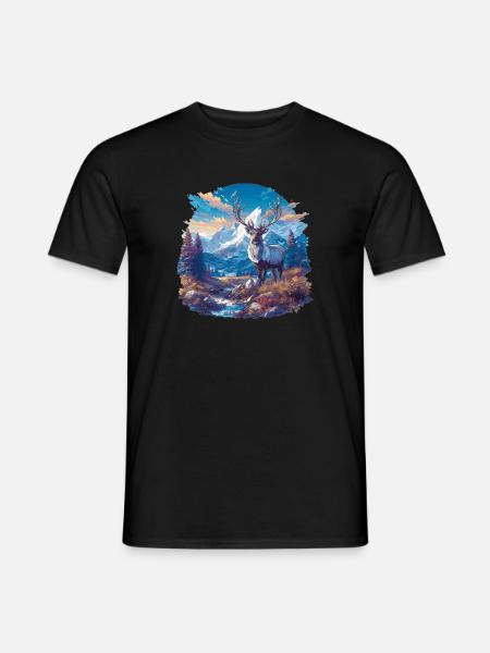 Reindeer Reindeer - Men's T-Shirt - black