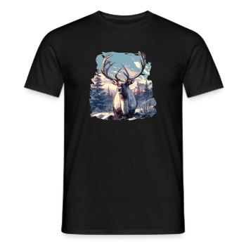 Renne Renne - T-shirt homme - noir - Devant - AI Model Male 178 light (178cm)