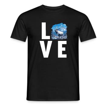 Renne Renne - T-shirt homme - noir - Devant - AI Model Male 178 light (178cm)