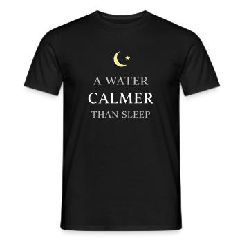 Navigation de nuit avec - T-shirt homme - noir - Devant - AI Model Male 178 light (178cm)