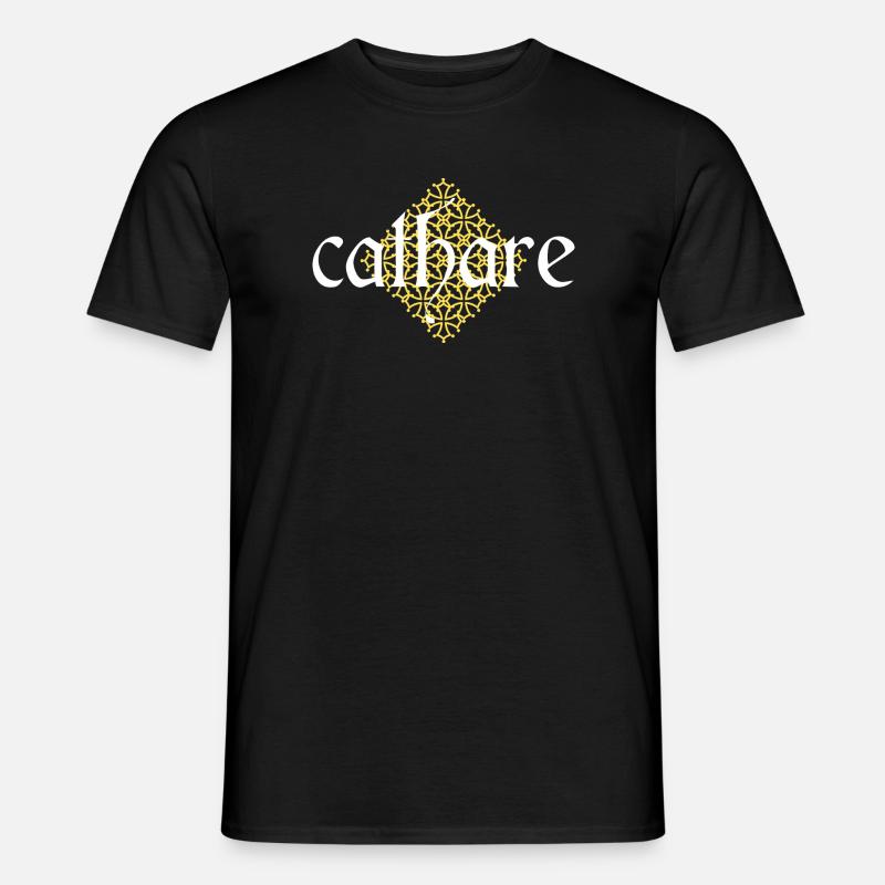 Katharer - Männer T-Shirt - Schwarz