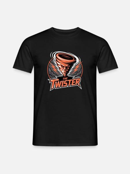 Le Twister Tornade Tempête Tempête Foudre Jeu - T-shirt homme - noir