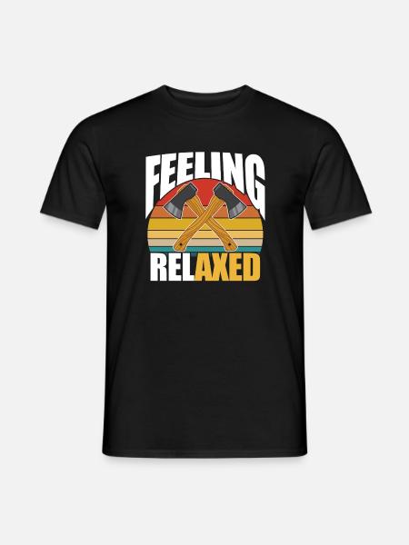 Se sentir détendu - T-shirt homme - noir