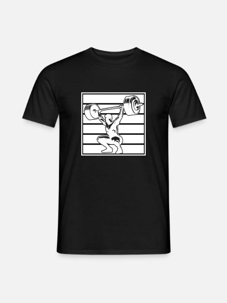 Powerlifting Bodybuilder Weightlifter Gym - Men's T-Shirt - black